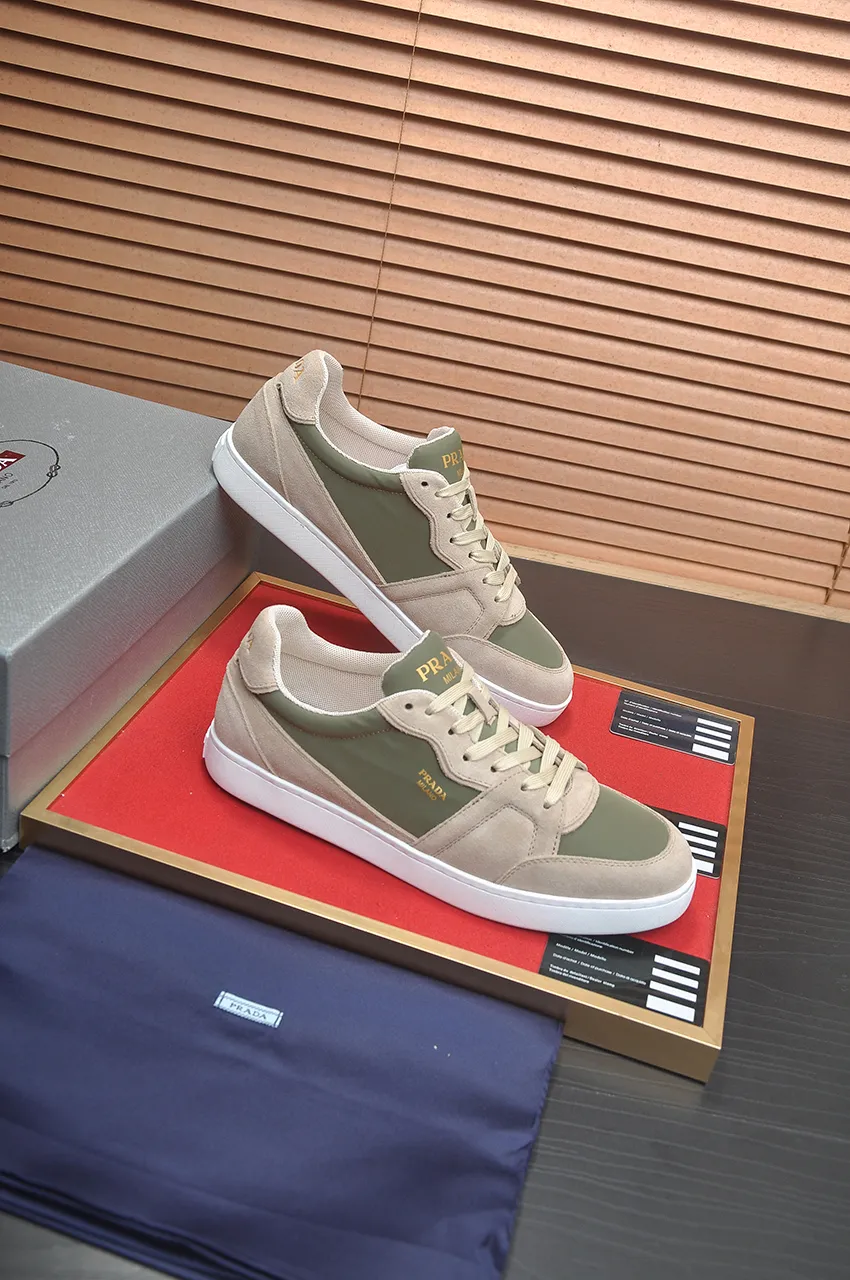 Men's shoes 💰580💶【PRADA】Top original, new season, high quality original goods, top imported calfskin with original imported glue, imported cowhide inside with original cowhide feet, original outsole! Quality guaranteed! Code 38-45 (45 customized)